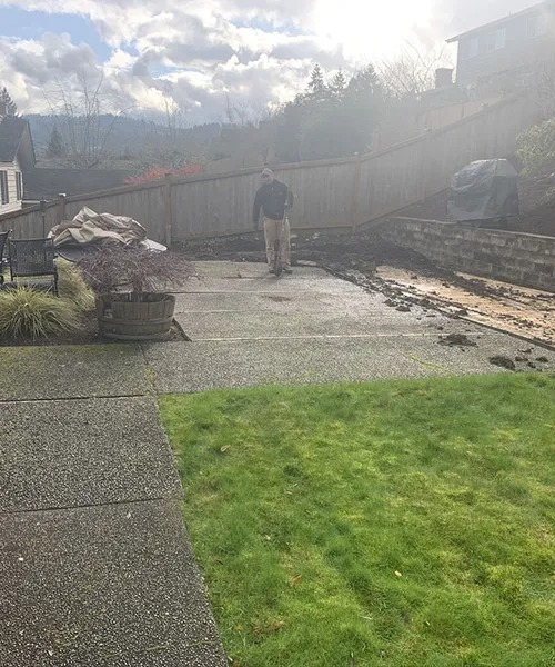 Outdoor Living Space Project in Sammamish 
